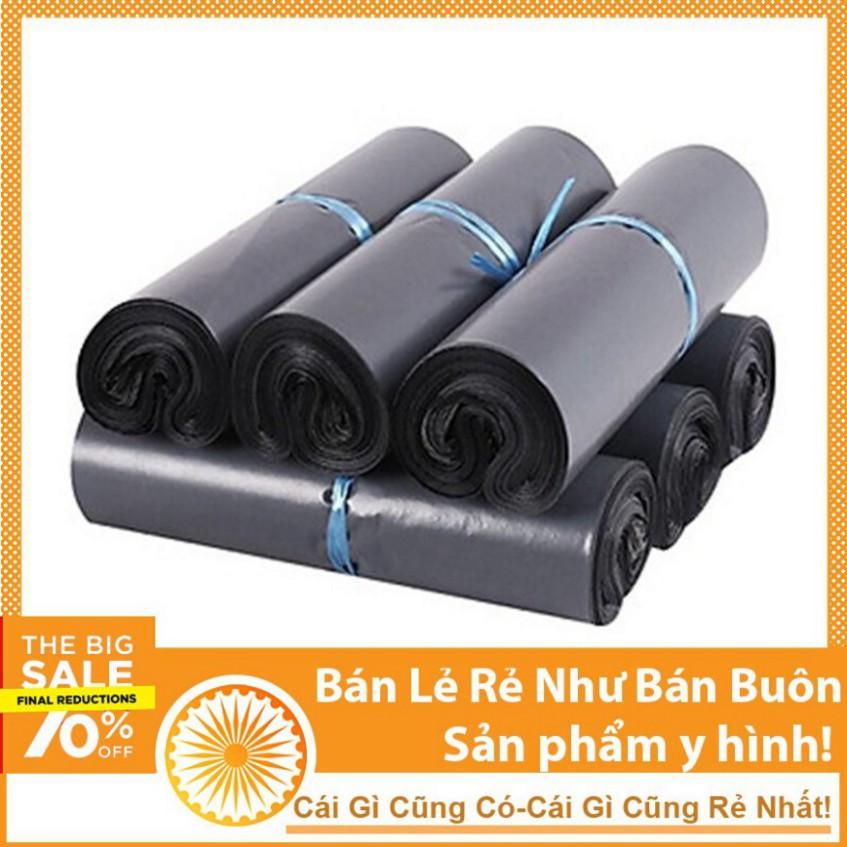 100 Chiếc Túi Đóng Hàng Niêm Phong Tự Dính Màu Đen size 17x30cm Đóng Gói Phụ Kiện, Bộ Đồ Nhỏ