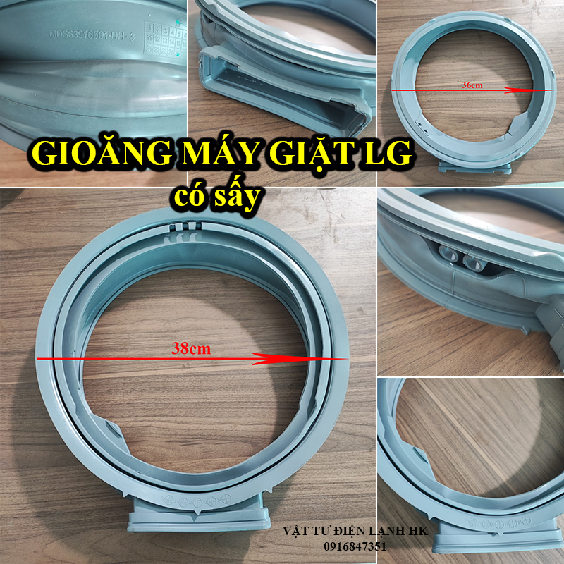 Gioăng dùng cho máy giặt LG có sấy không sấy 7kg 6kg 8kg 9kg 10kg ron cao su cánh cửa loại tốt zoăng mg Hàng mới