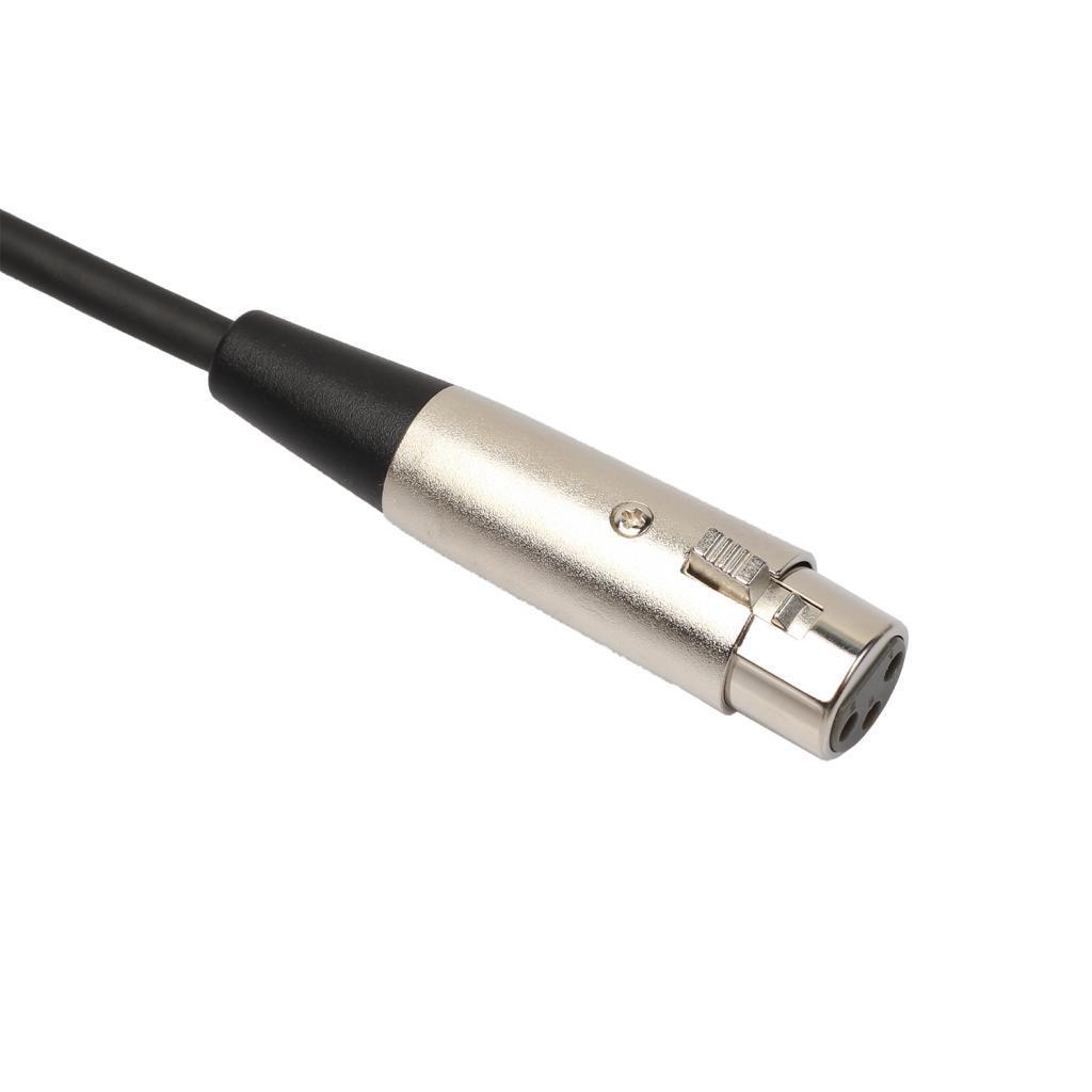 2X XLR 3-Pin Female to 1/4inch Male Jack Cord Stereo Adapter Audio