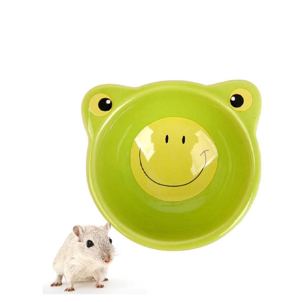 Bát ăn sứ hình con Ếch , Lợn & Gấu cho hamster