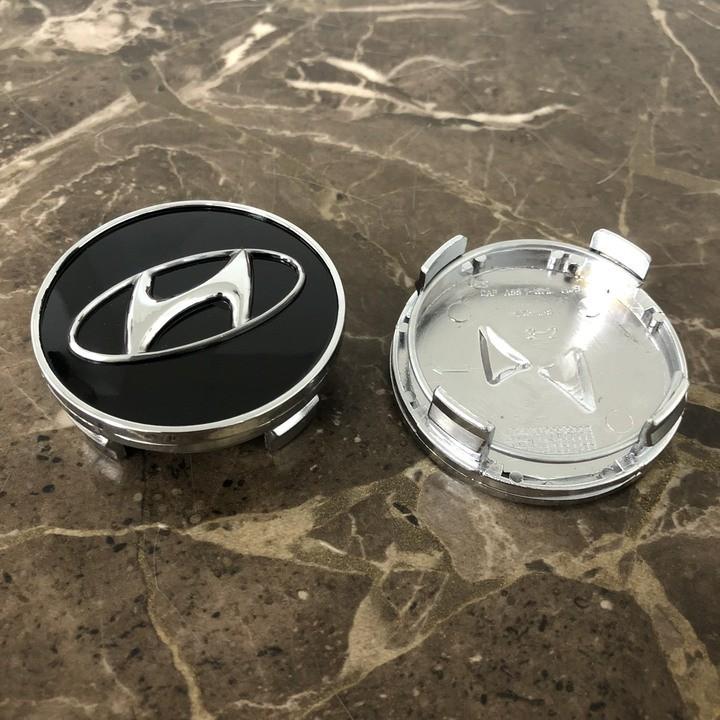 Logo chụp bánh xe ô tô Hyundai HY-60 Kích thước 60mm
