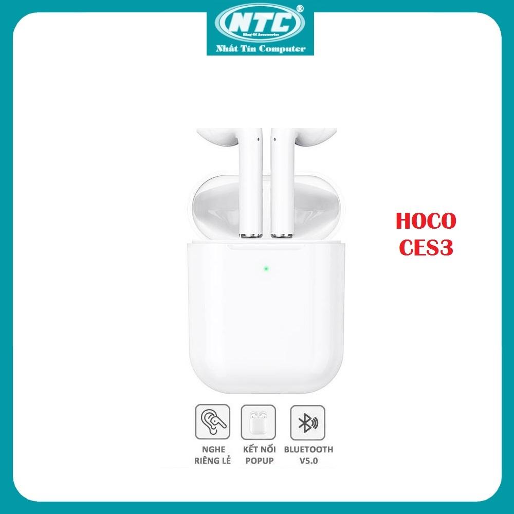 Tai nghe Bluetooth TWS Hoco CES3 Original series V5.0 (Trắng) - Nhất Tín Computer