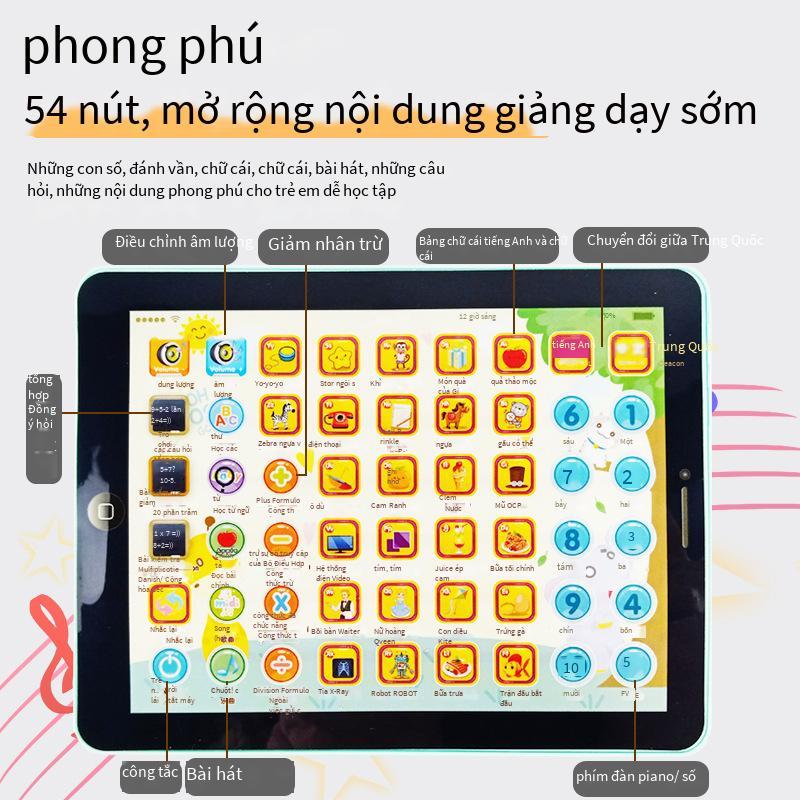 Giao hàng nhanh 4344 mô phỏng lớn iPad câu chuyện giáo dục sớm máy trẻ em máy tính bảng não giáo dục sớm máy học đồ chơi giáo dục mầm non