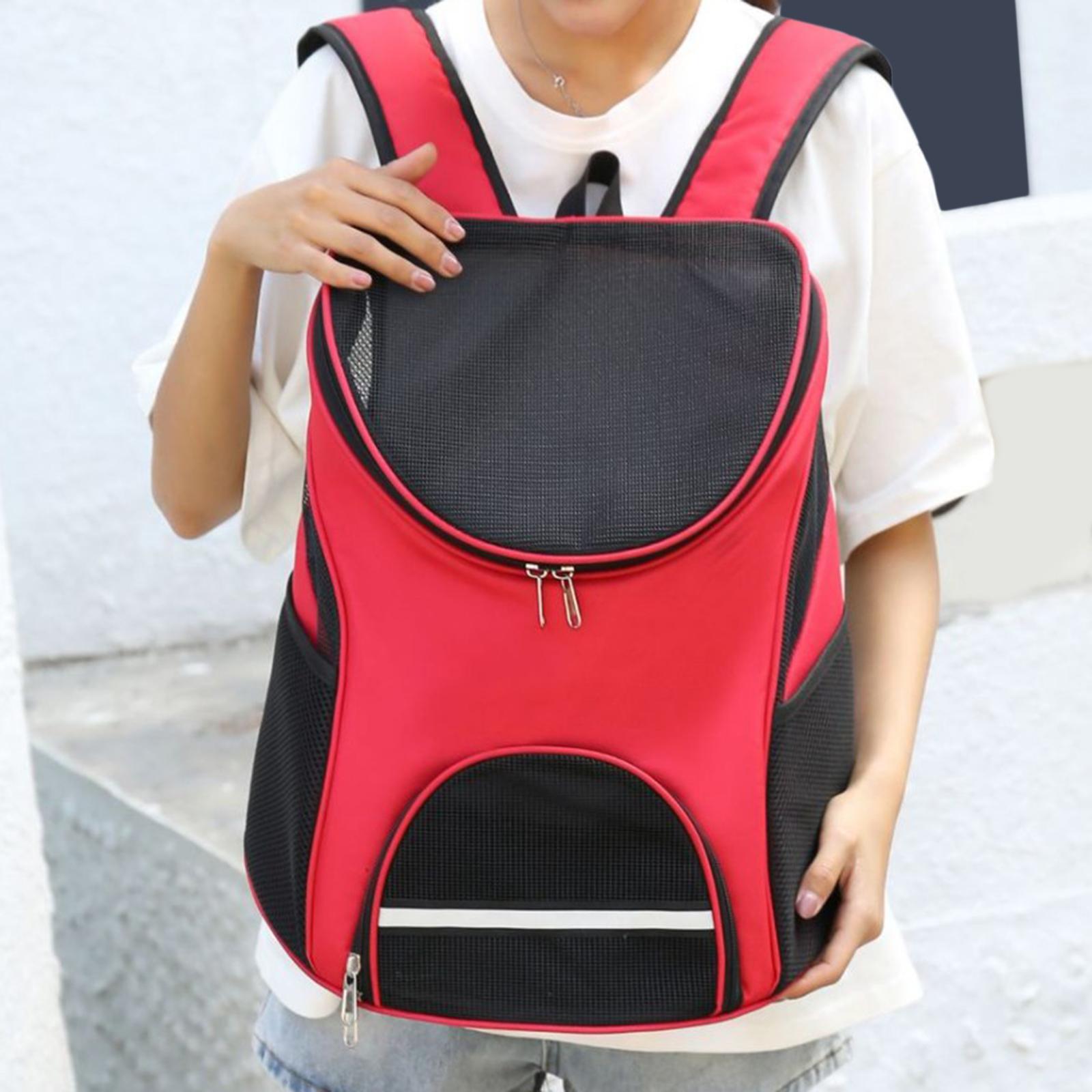 Pet Dog Cats Carrier Backpack Bag with Mesh for 7.5-10kg Dogs Cats