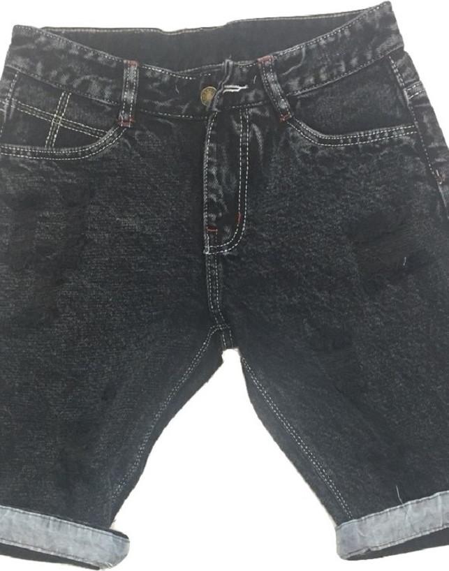 Quần short jean nam vải dầy đẹp không ra màu ko xù lông  , mền mại ( hàng shop may )