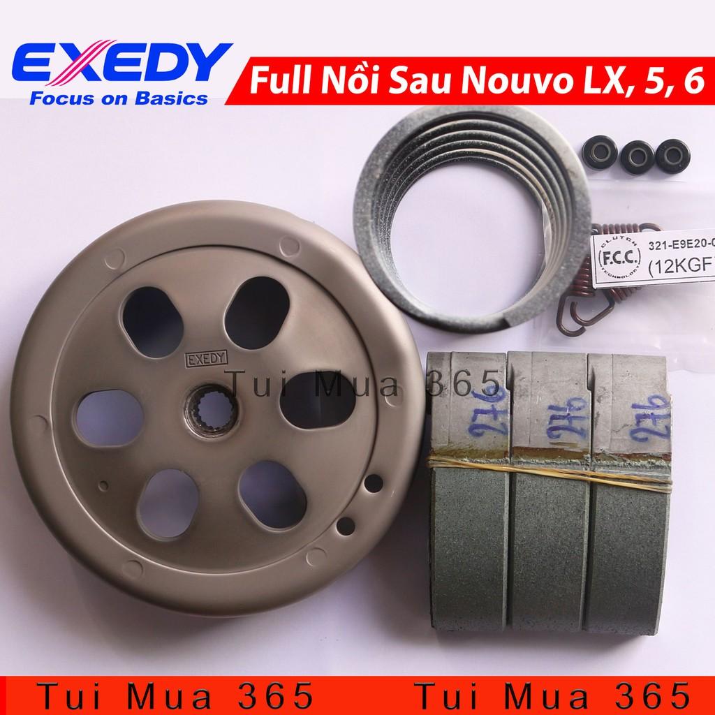 Full Bộ Nồi Sau Độ Xe Tay Ga Yamaha Nouvo LX, Nouvo 5, Nouvo 6 Exedy Japan