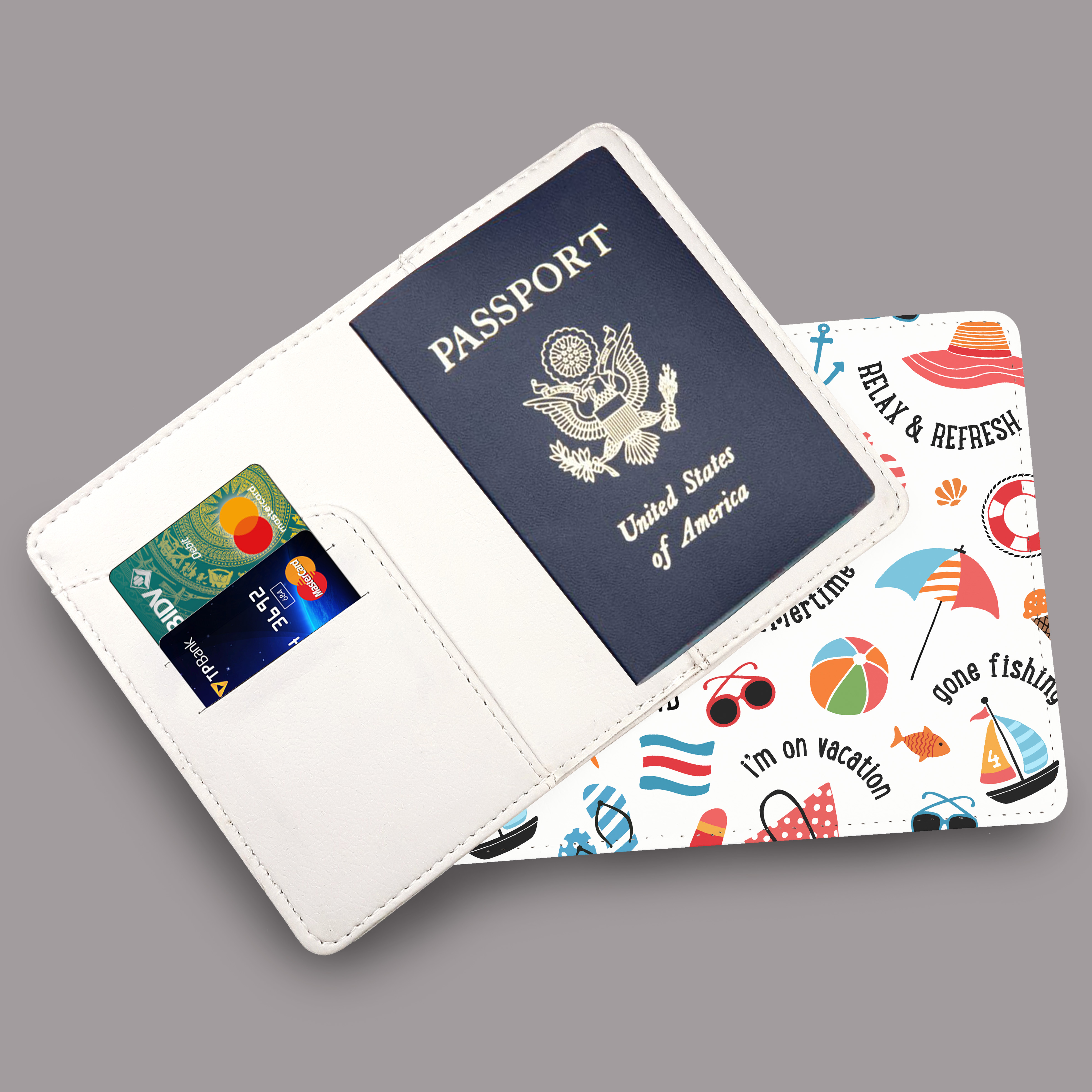 Bao Da Hộ Chiếu TRAVEL GO TO THE BEACH Stormbreaker - Passport Cover Holder - Ví Đựng Passport Du Lịch Thời Trang - Đa Năng - PPT193