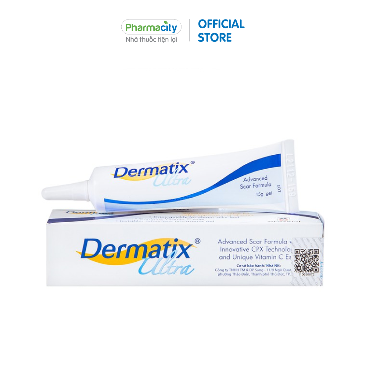 Gel hỗ trợ làm mờ sẹo Dermatix Ultra (15g)