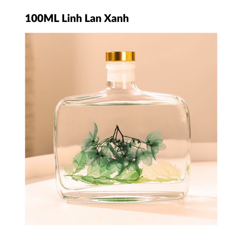 Chai Tinh Dầu Thơm Phòng Thiên Nhiên Hoa Khô 100ml