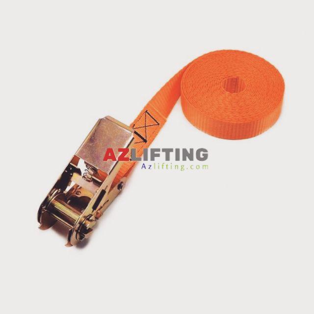 Dây cảo chằng hàng không móc 25mm 1 tấn - cam