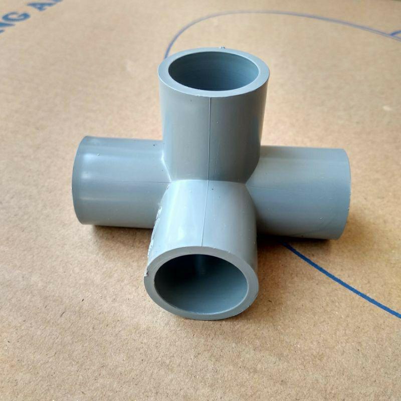 Co 4 góc nối ống nhựa PVC 