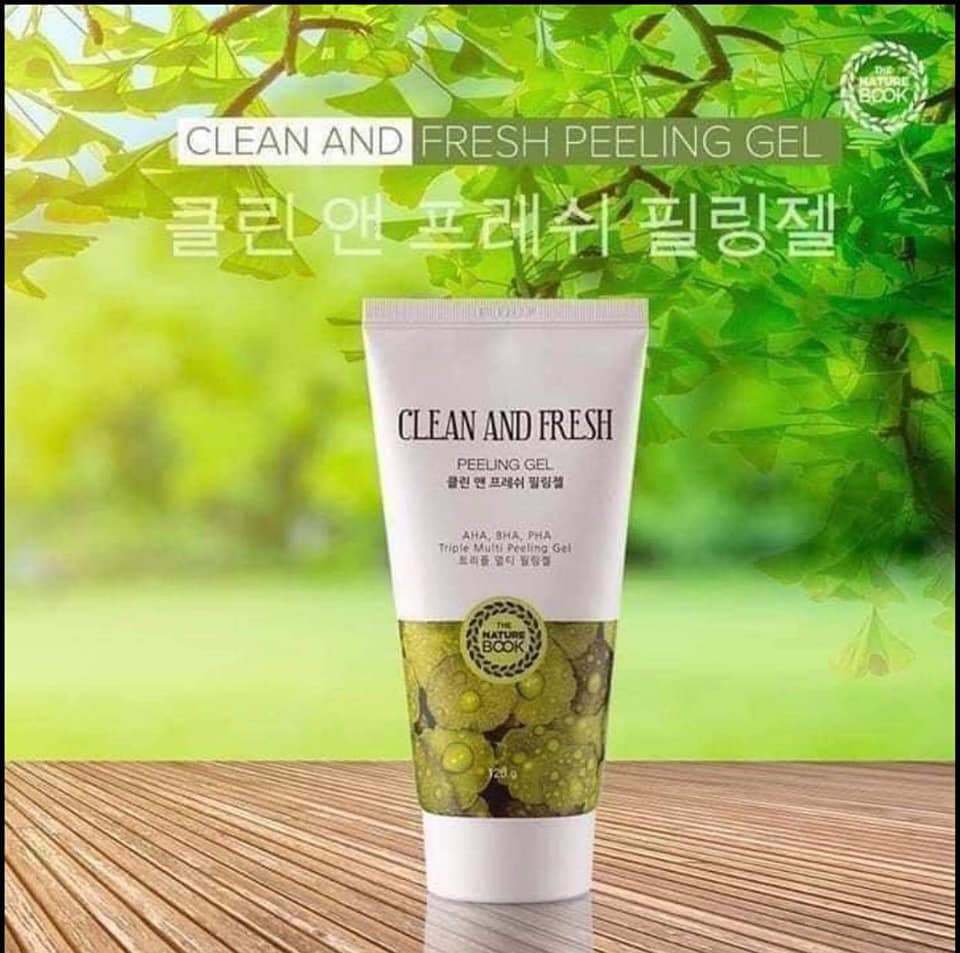 Tẩy Da Chết Dưỡng Ẩm The Nature Book Clean And Fresh Peeling Gel 120ml