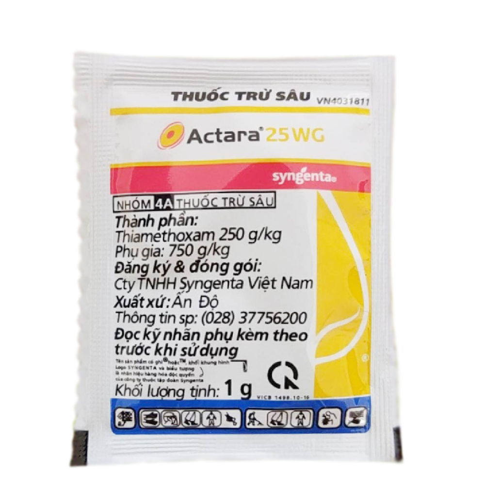 Trừ sâu Actara 25WG - Gói 1gram