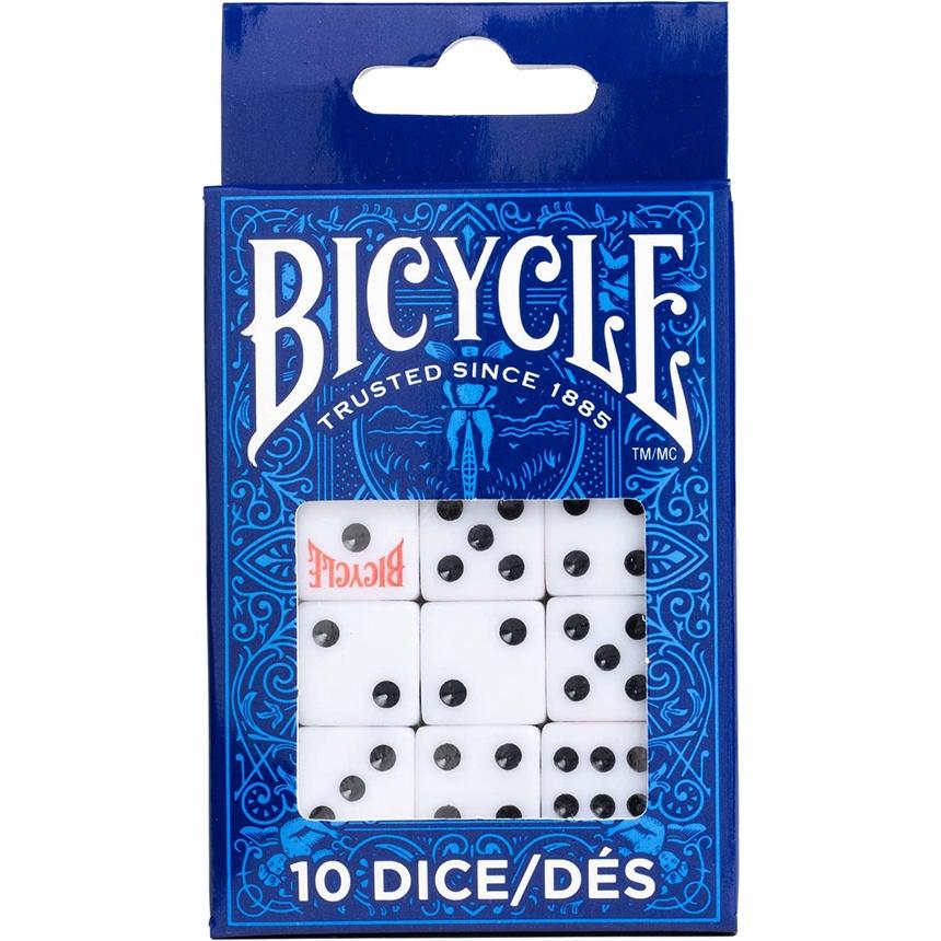 Xí ngầu hàng Mỹ Bicycle Dice 10 Pack (10 hột)