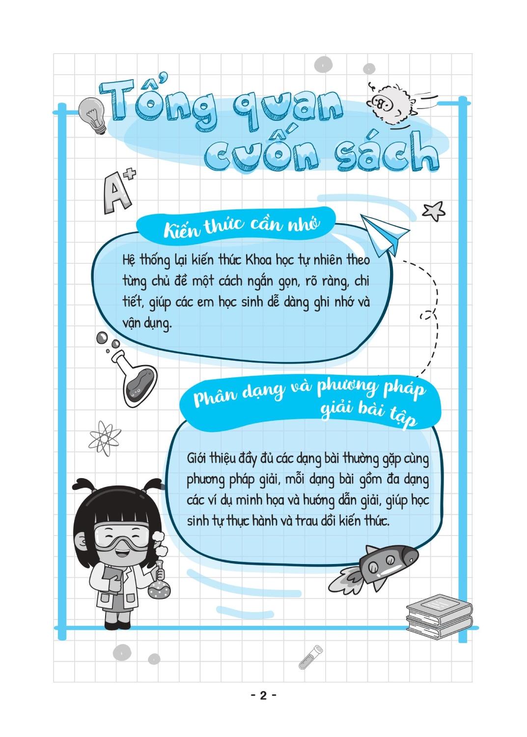 Sách - Sổ Tay Kiến Thức Khoa Học Tự Nhiên Lý-Hóa-Sinh Lớp 8