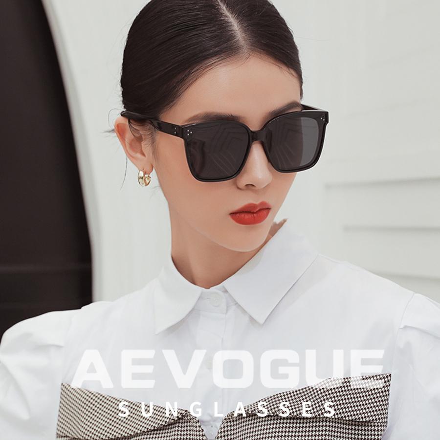 Aevogue Mới Thời Trang Nữ Kính Mát Trong Suốt Vuông Retro Ngoài Trời Kính Chống Nắng Vintage Oculos Unisex UV400 AE0849