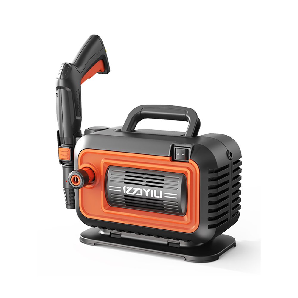 Máy rửa xe áp lực cao Yili YLQ4280G Plus rửa xe cao áp công suất lớn 1800W có đồng hồ đo áp suất, máy rửa xe gia đình, công nghiệp, thiết kế nhỏ gọn - hàng chính hãng