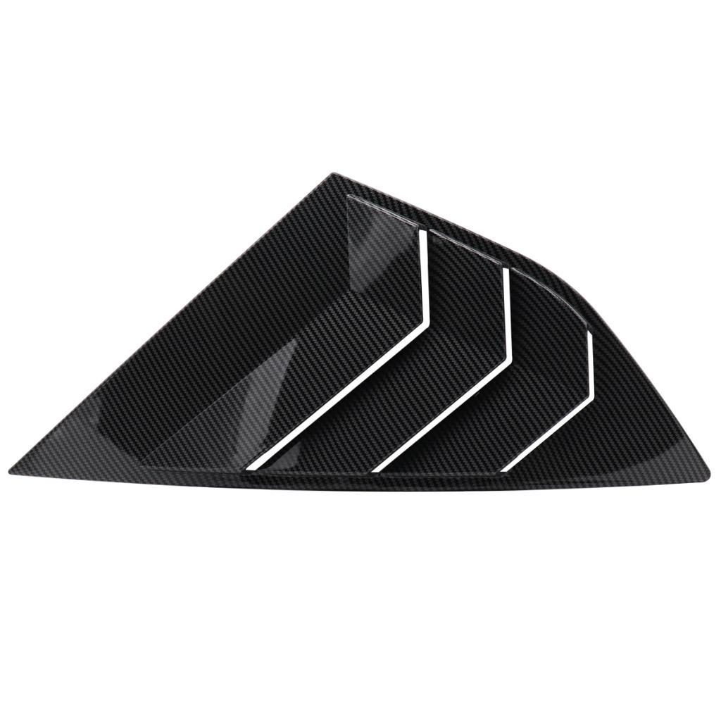 Rear Quarter Panel Window Side Louvers Vent Trim for Ford Focus Hatchback 4D