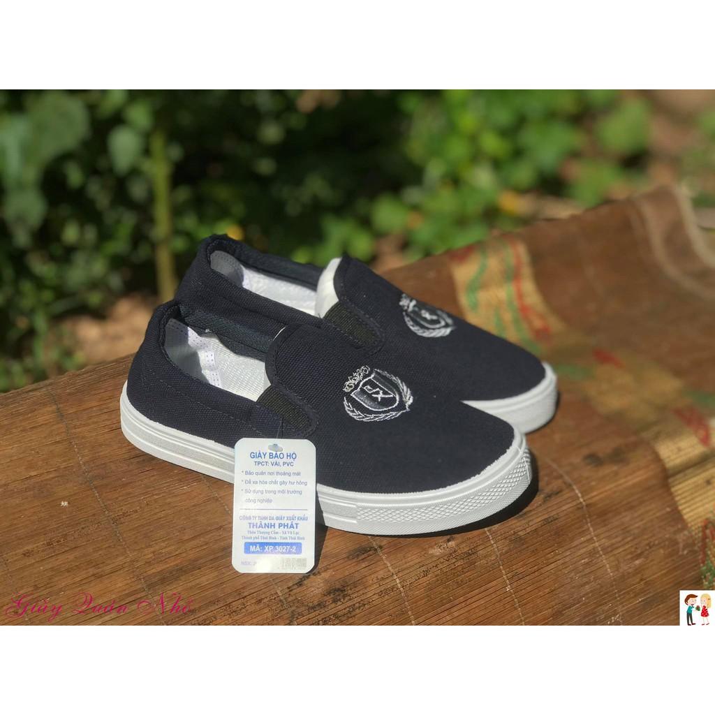 Giày vải Thành Phát XP3027, phom đẹp, giá đẹp, phù hơp cho lao động; size 38-43 (màu xanh)