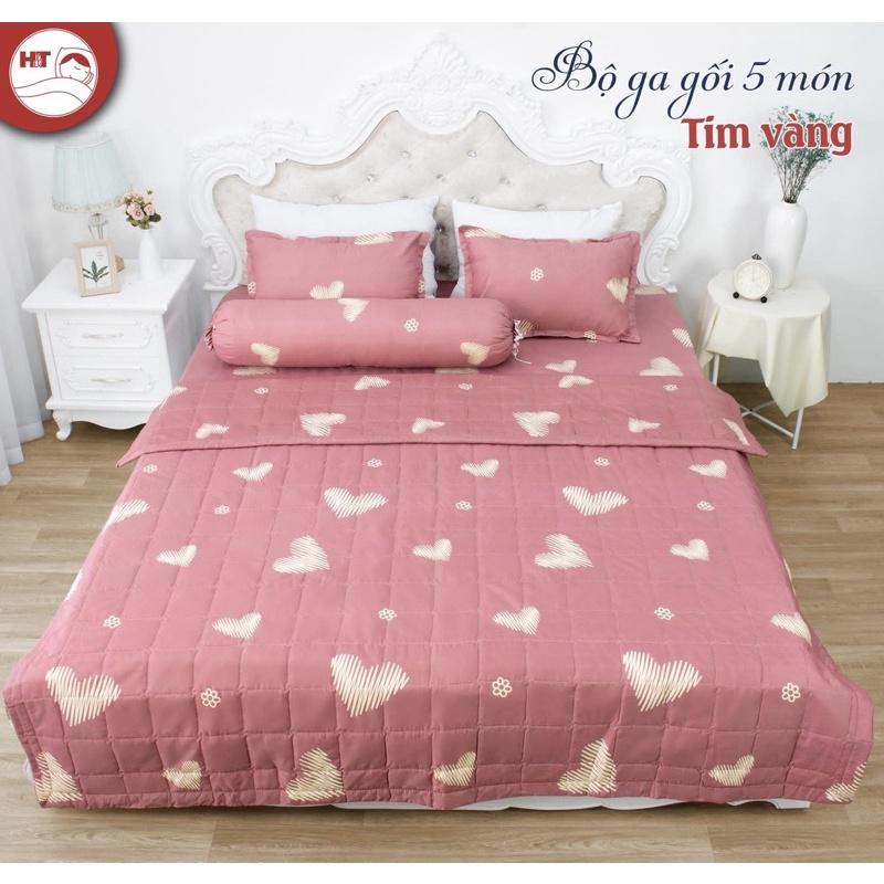 Ga Giường cotton poly cao cấp hàng chuẩn 5* mẫu mã đa dạng chân cao 10cm