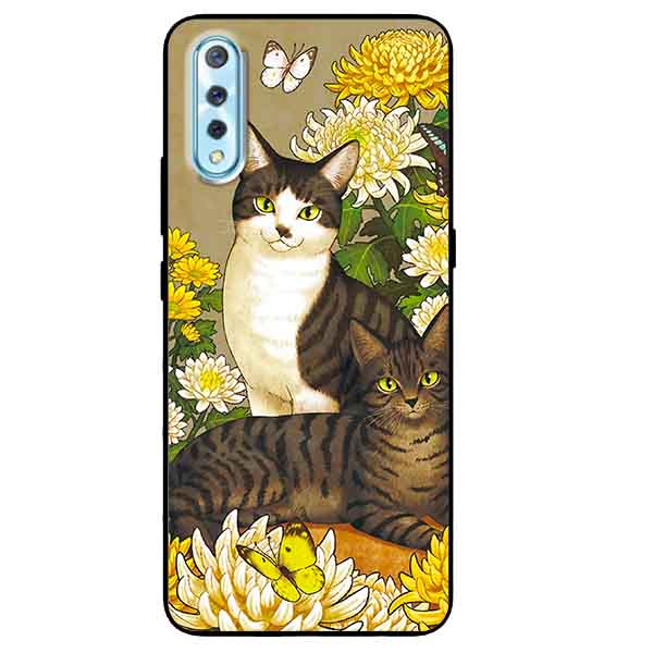 Ốp lưng in cho Vivo S1 Mẫu Hai Chú Mèo