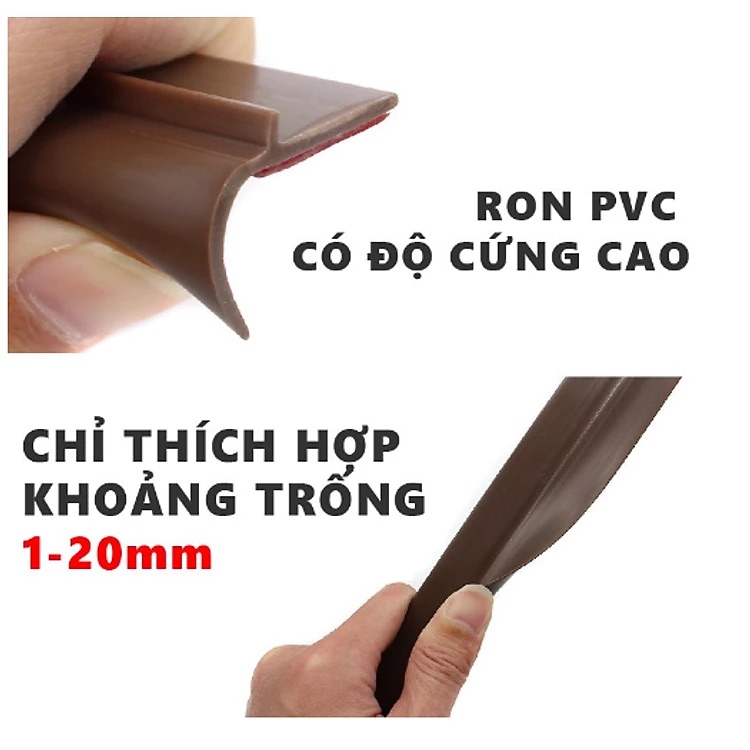 Ron chặn khe hở 90cm đa năng, Nẹp dán chân cửa chống côn trùng, phù hợp mọi loại cửa tiện dụng-GD534-Ron90