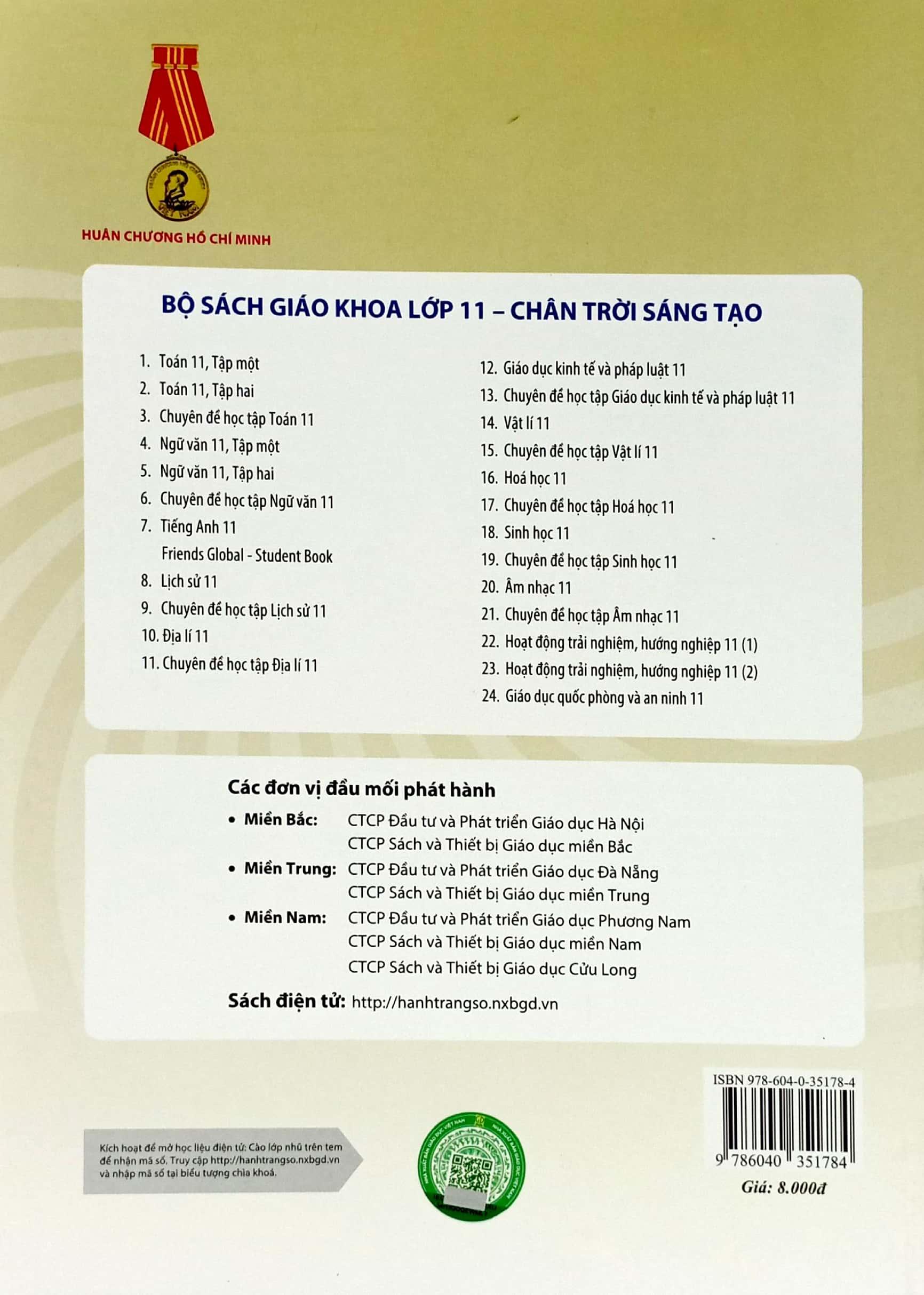 Chuyên Đề Học Tập Địa Lí 11 (Chân Trời Sáng Tạo) (2023)