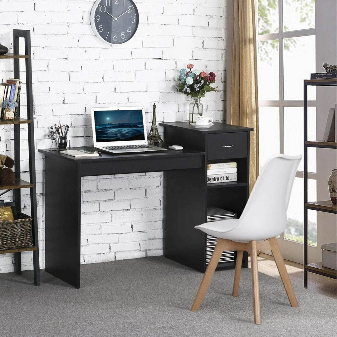 Bàn máy tính gỗ công nghiệp thiết kế hiện đại SMLIFE Darlene