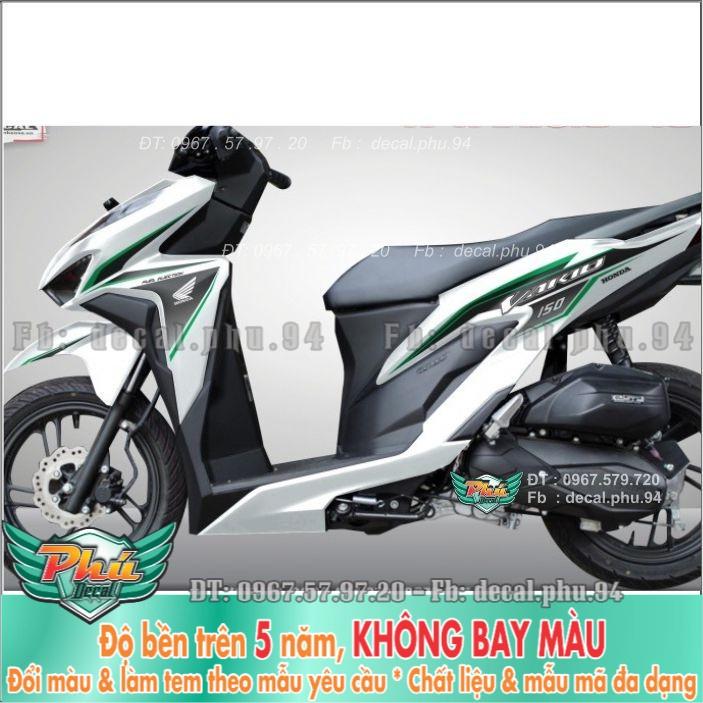 Tem rời Vario Chỉ xanh đen Trắng