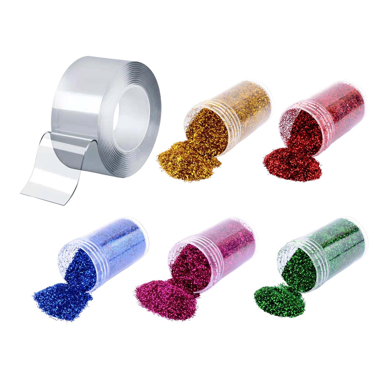 Entertainment Sticky Tape with Glitter Powder 1mm Thickness Party Game