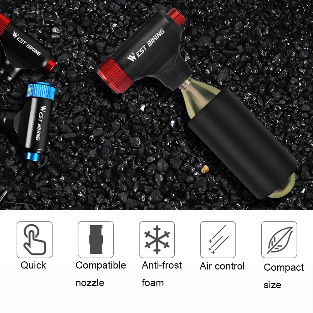 Ống Bơm Xe Đạp Cầm Tay Áp Suất Cao Bằng Hợp Kim Nhôm