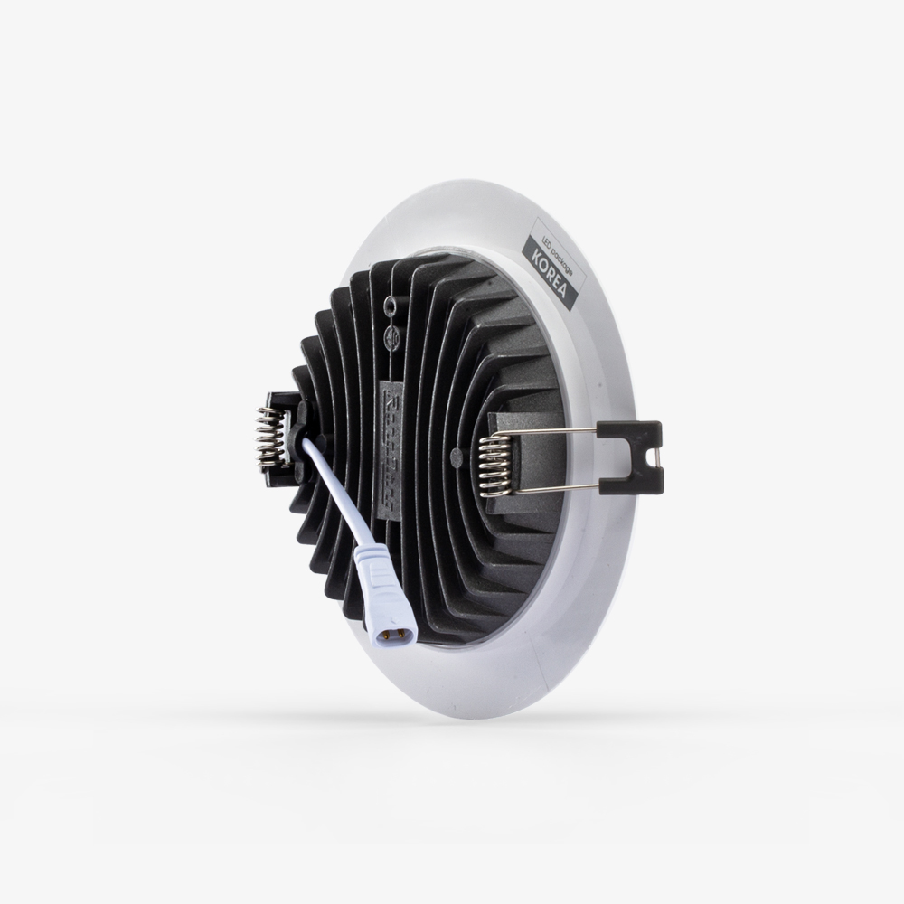 Đèn LED âm trần Downlight Rạng Đông Model: AT04 110/10W Lỗ khoét 110 mm chất lượng ánh sáng cao tăng khả năng nhận diện màu sắc