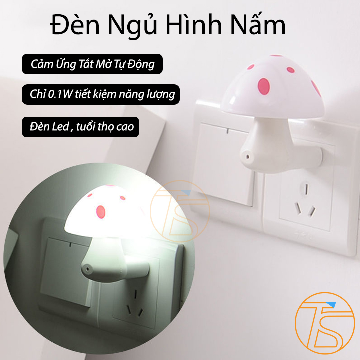 Đèn Ngủ Led Cảm Ứng Ánh Sáng Tắt Mở Tự Động Thông Minh Tiết Kiệm Điện Năng Chỉ 0.1W