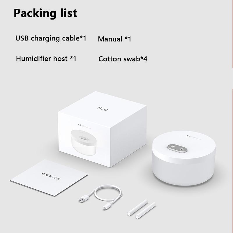1.0L Dung Lượng Lớn Máy Tạo Độ Ẩm Không Khí Kép Phun 2200MAh Sạc USB Không Dây Siêu Âm Nồi Cơm Điện Từ Hương Thơm Khuếch Tán Ánh Sáng Phun Sương Tạo Ẩm Hình Ếch Con
