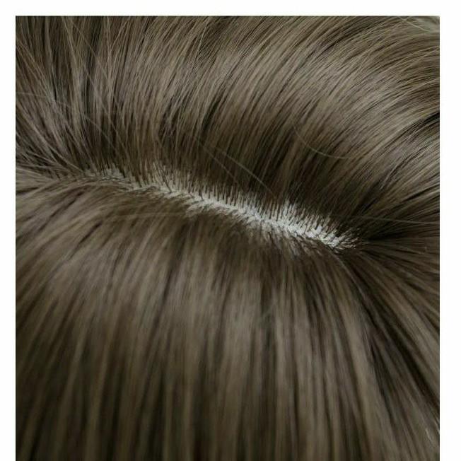 Wig teen/lolita/cosplay màu đen, nâu tây lưới hoa YK60 - nguyên đầu xoăn sóng ngắn