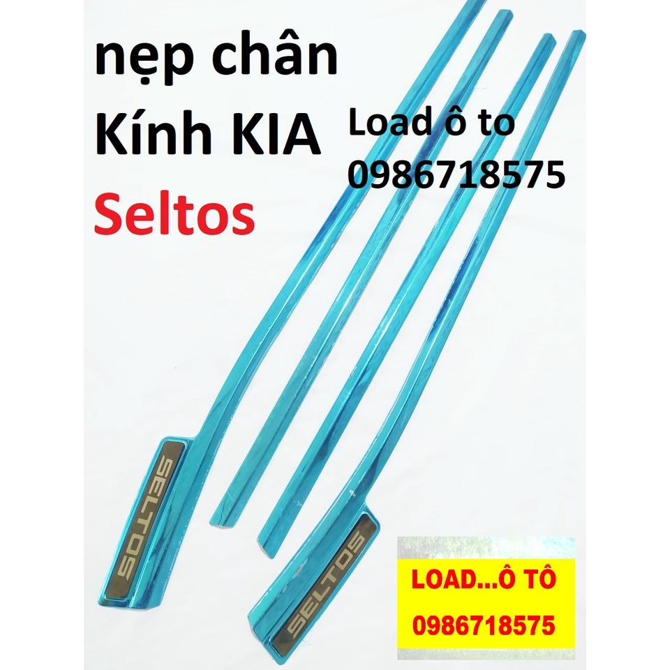 Nẹp Chân Kính, Cong Kính Xe KIA Seltos 2022-2020 Mẫu Inox Cao Cấp Nhất Thị Trường