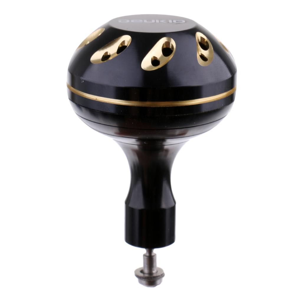 Spinning Fishing Reel Handle Power Knob Replacement Handle Grip Gray Gold