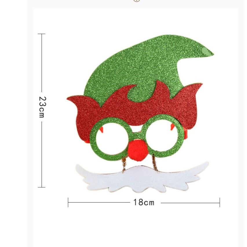 Quà Noel - Kính Noel đẹp (Mix nhiều mẫu đẹp, hàng chắc chắn)