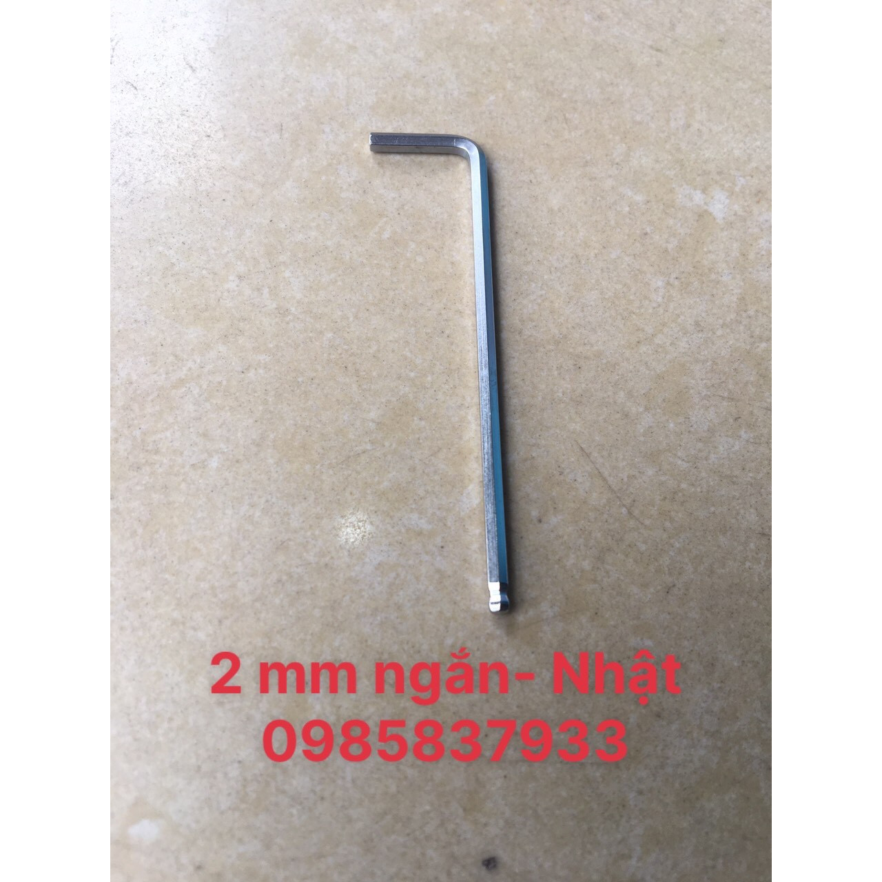 Lục giác ngắn 2 mm đầu bi T-2 Eight Nhật vặn ốc chìm tuổi thọ cao