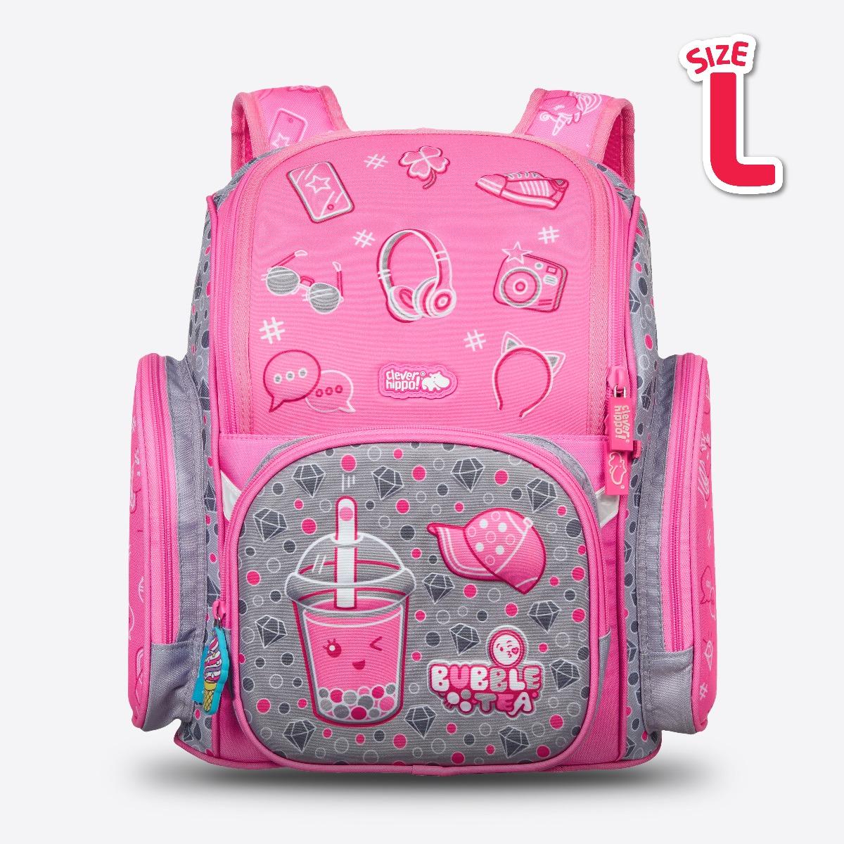 Ba Lô CLEVERHIPPO Fancy -   Boba Dễ Thương BC1208/PINK