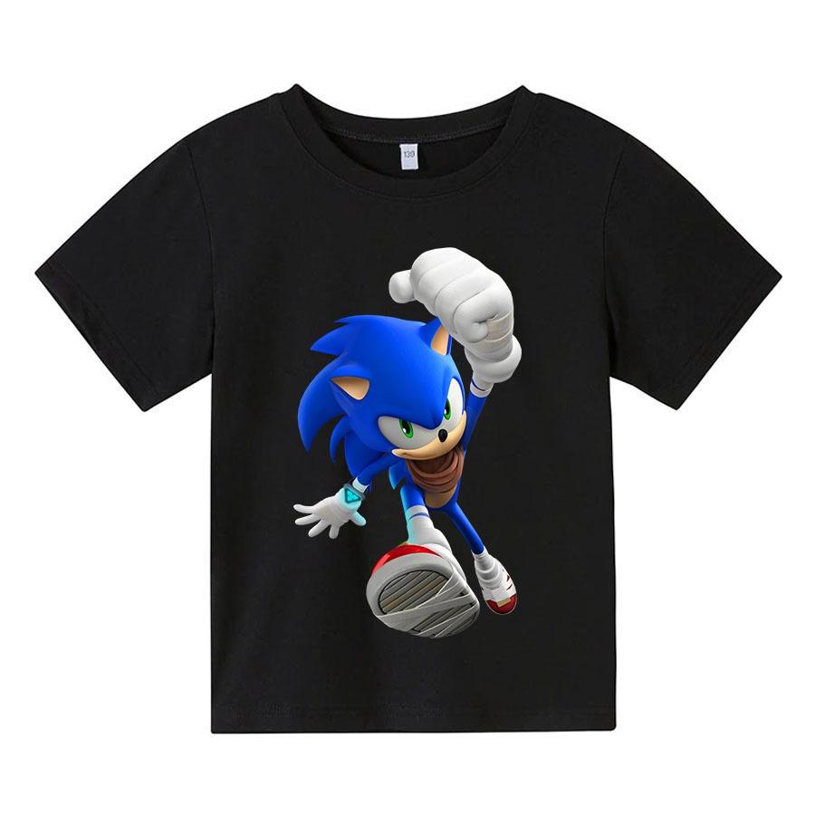 Áo thun trẻ em sonic cool ngầu 4 màu Có size người lớn, King Cotton