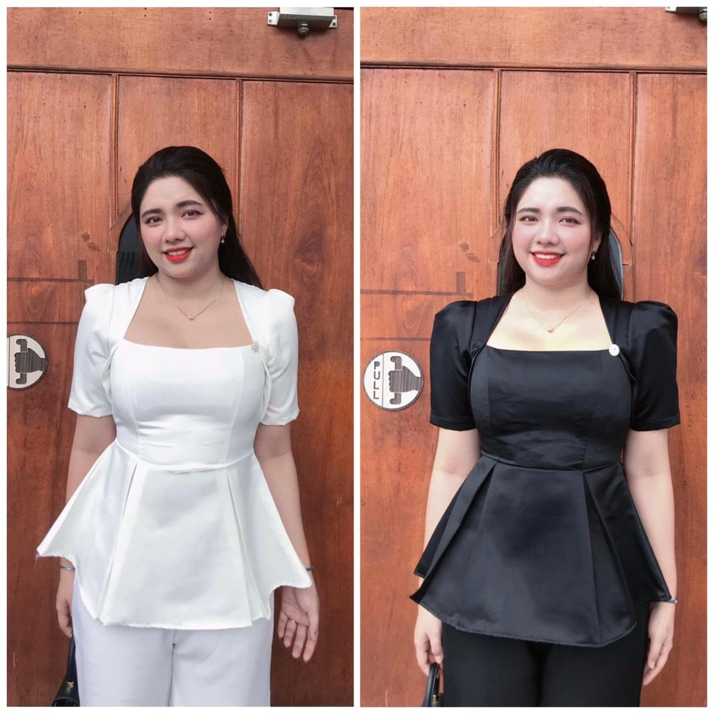 Set áo peplum phi quần suông bigsize