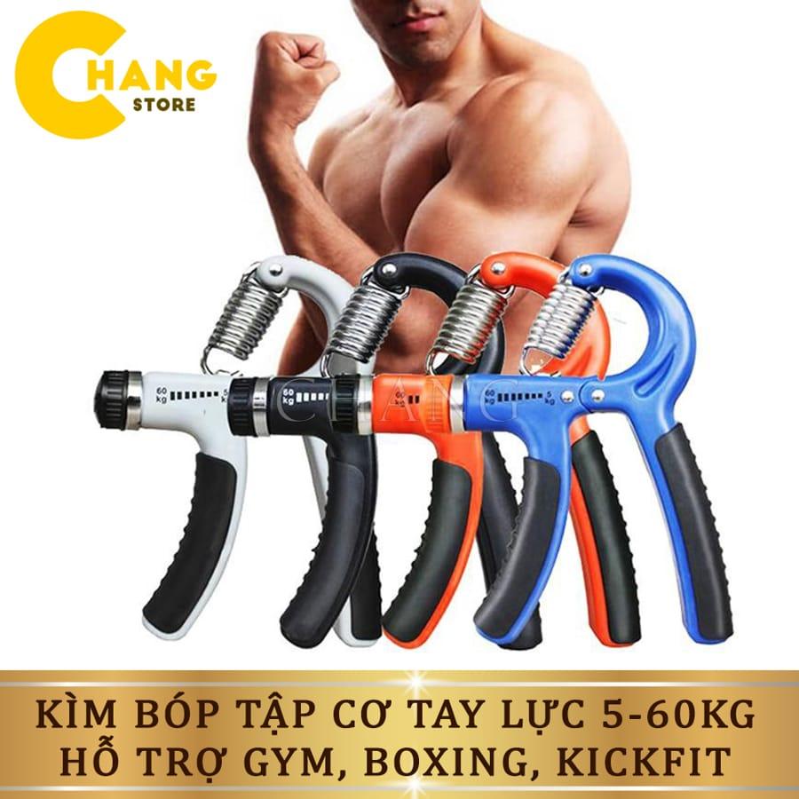 Kìm Bóp Tập Cơ Tay, Dụng Cụ Tập Cơ Tay Kìm R Tại Nhà Điều Chỉnh Lực 10-60kg Có Đếm Số Tự Động