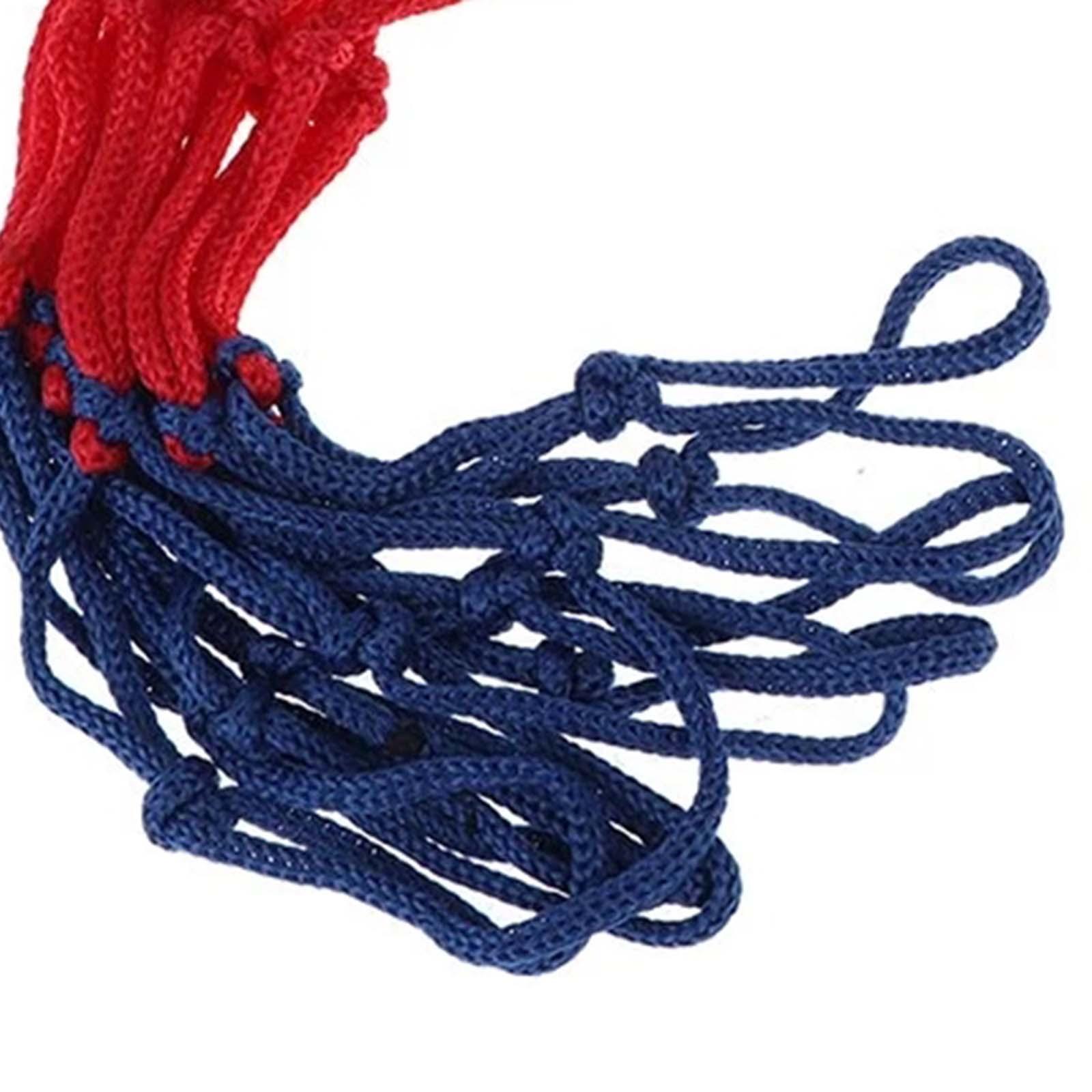 Basketball Net Replacement 12 Loops Basketball Hoop Basketball Court Equipment Net Mesh for Standard Basketball Sport