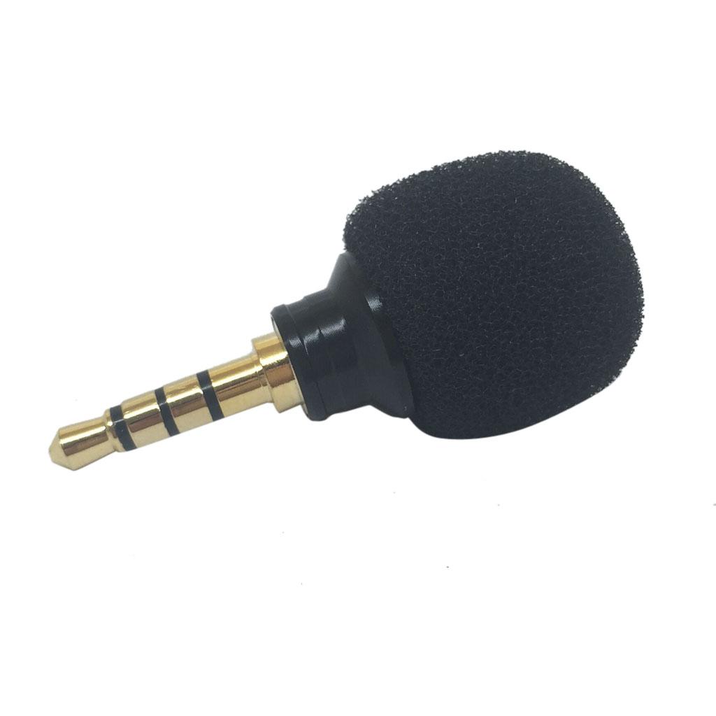 3.5mm Mini Stereo Microphone Mic -Mobile Phone Laptop Recording Small