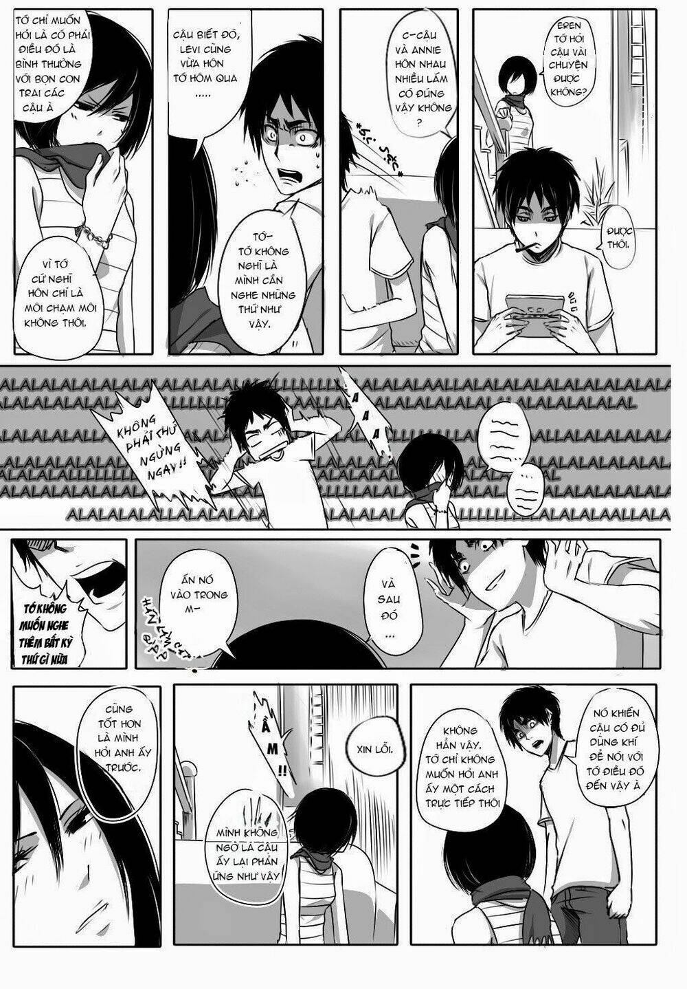 đại chiến titan - doujinshi về cuộc tình tay 4 chapter 6.5 2