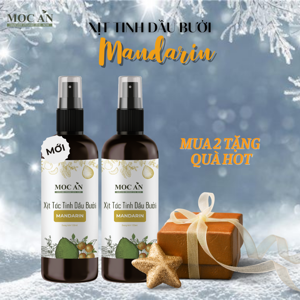 Xịt Bưởi Tinh Dầu Vỏ Quýt Mộc Ân Haircare