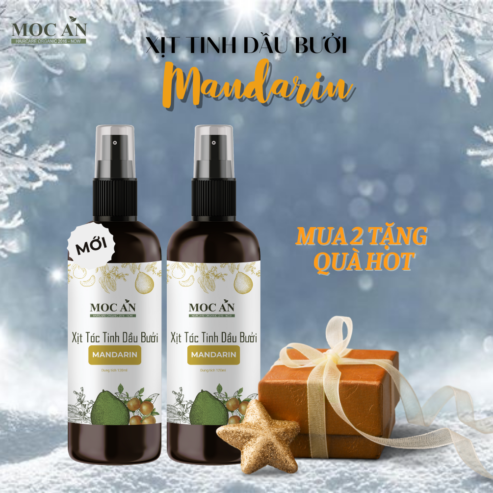 [BMA120] Xịt Bưởi Tinh Dầu Vỏ Quýt [120ML] Mộc Ân Haircare