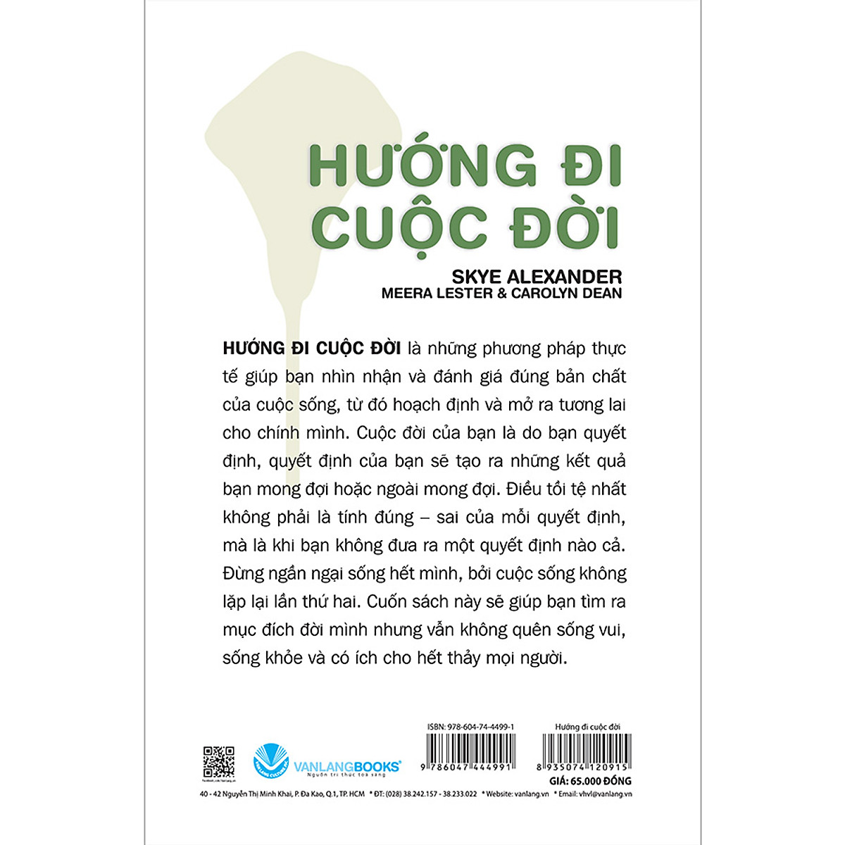 Tự Chăm Sóc Cuộc Sống - Hướng Đi Cuộc Đời - Vanlangbooks