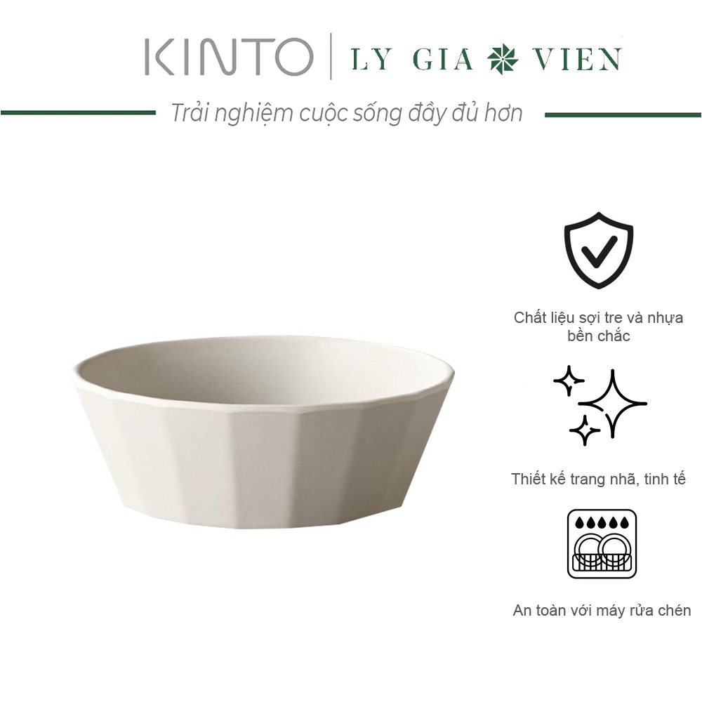 Bát Cơm Nhật Kinto, Dung Tích 150 ml, Alfresco Bowl 150mm - Hàng Nhâp Khẩu